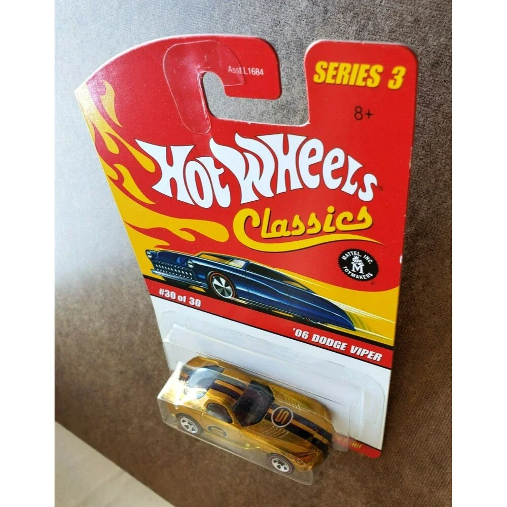 2007 Hot Wheels '06 DODGE VIPER Spectraflame GOLD CLASSICS SERIES #30/30 RL5SP